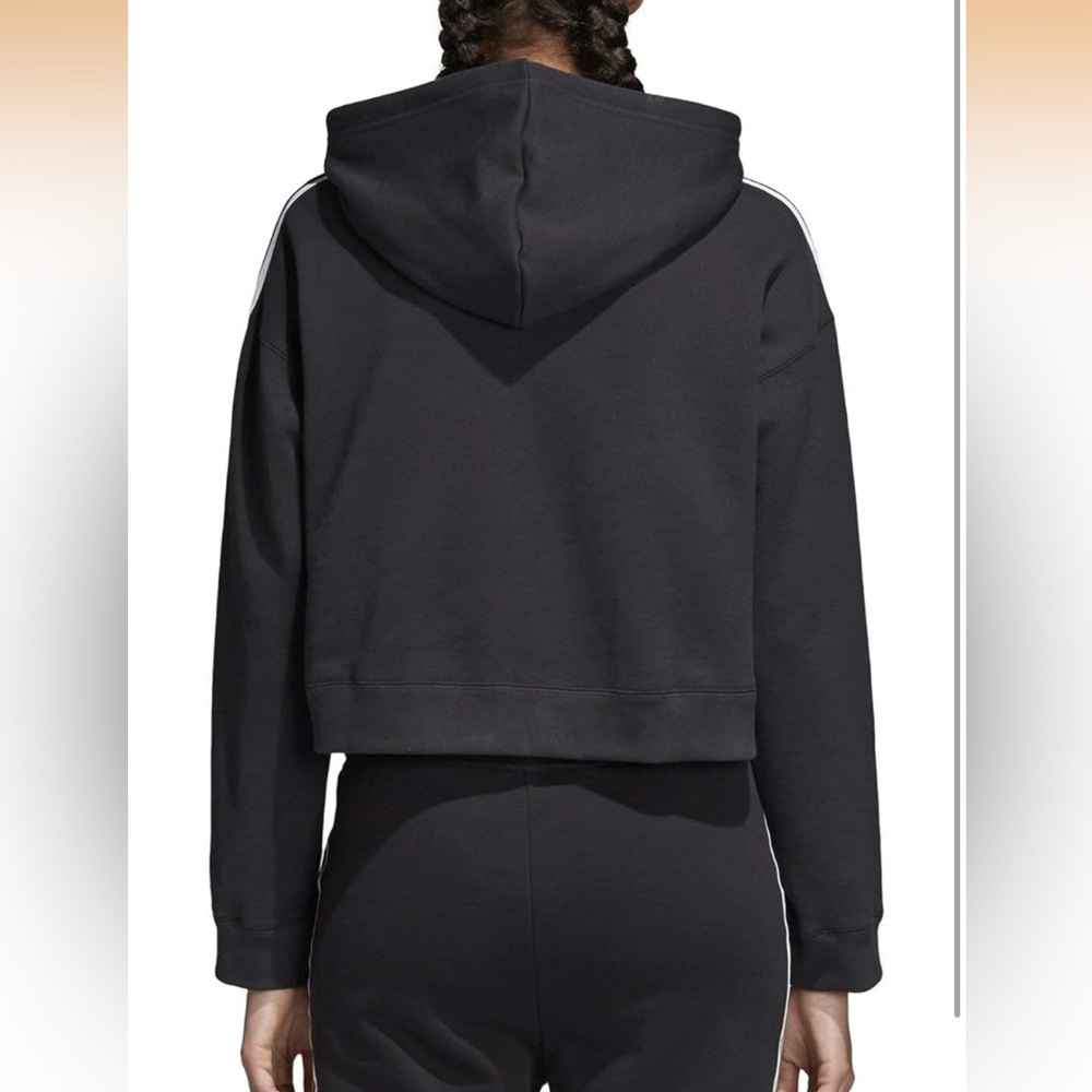 NWT adidas Originals womens Cropped Hoodie - Picture 2 of 9